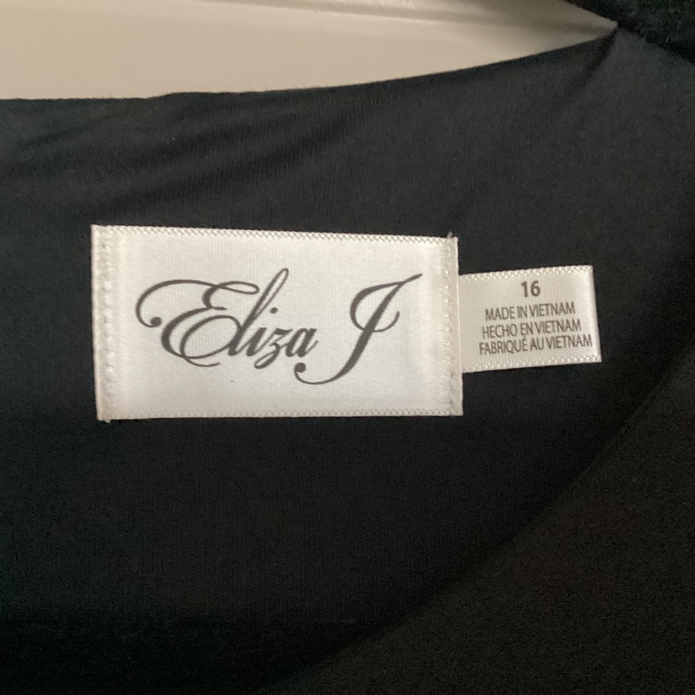 Eliza J Long Sleeve Pocketed Sheath Dress, size 16 - Picture 7 of 15